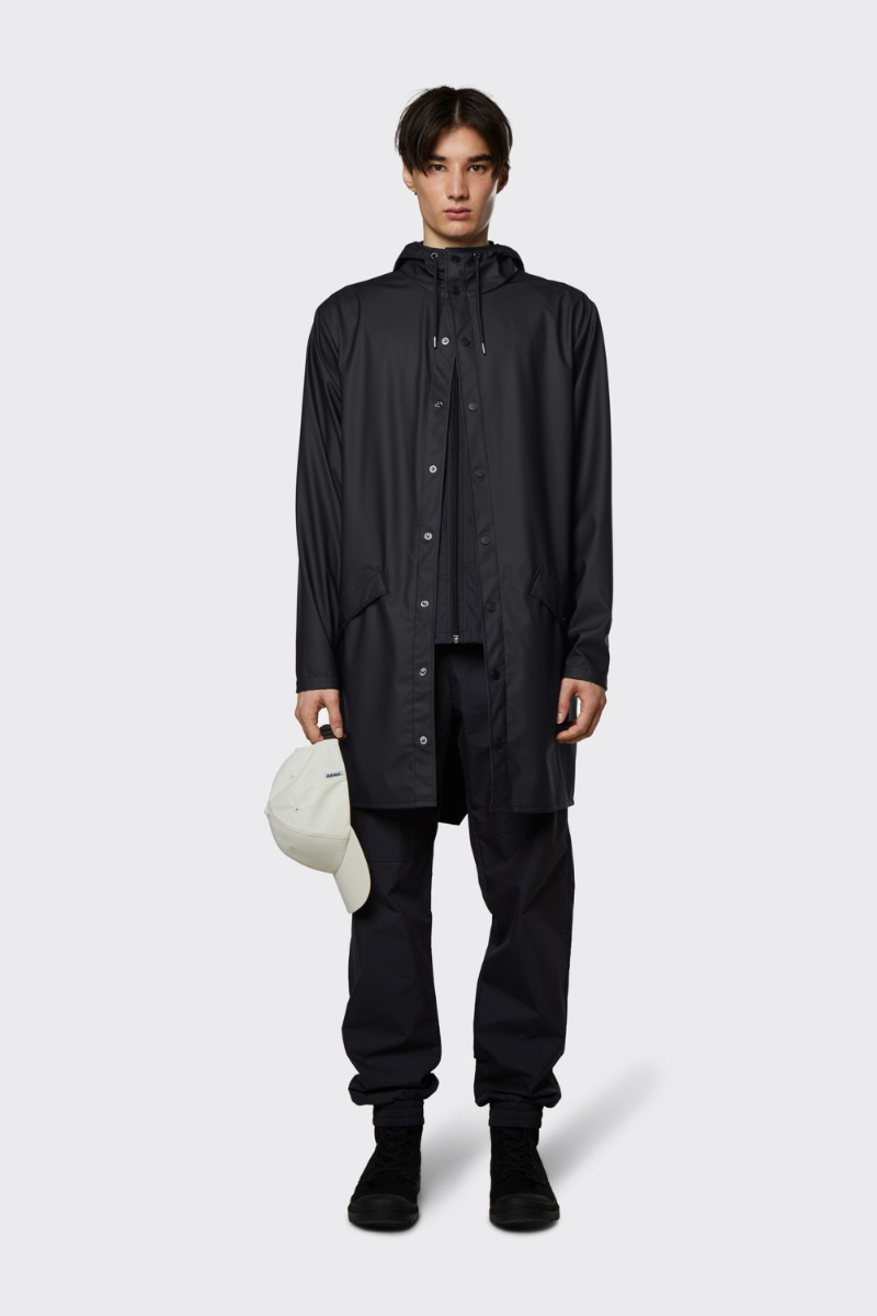 Rains Jas Long Jacket Zwart