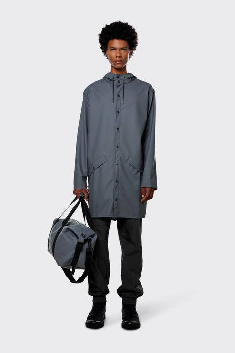 Rains Jas Long Jacket D-grijs