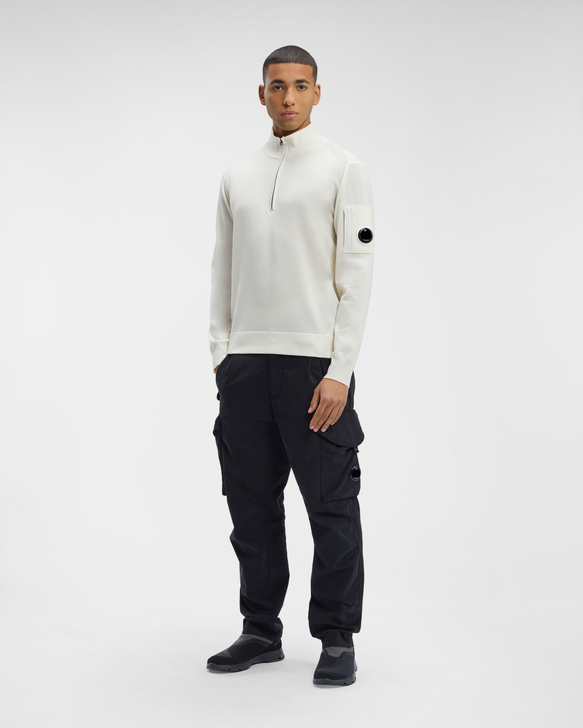 Cp Company Trui 15cmkn073a Off White