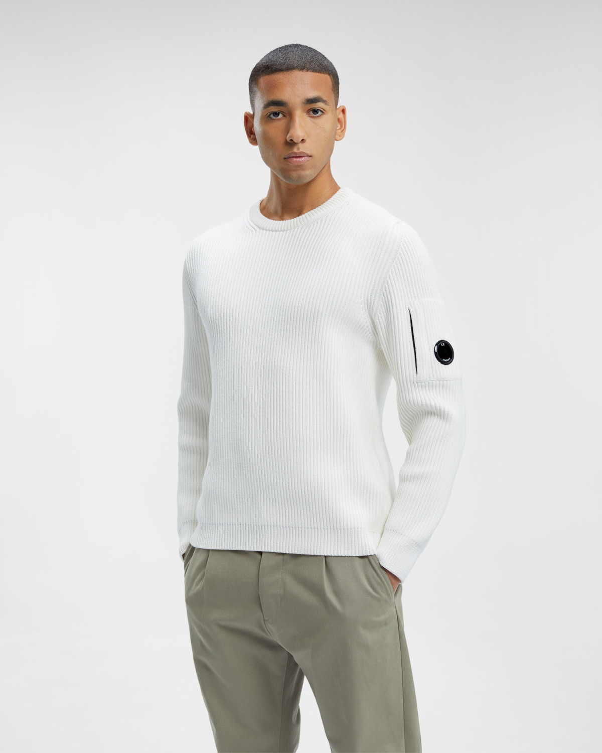 Cp Company Trui 15cmkn077a Off White