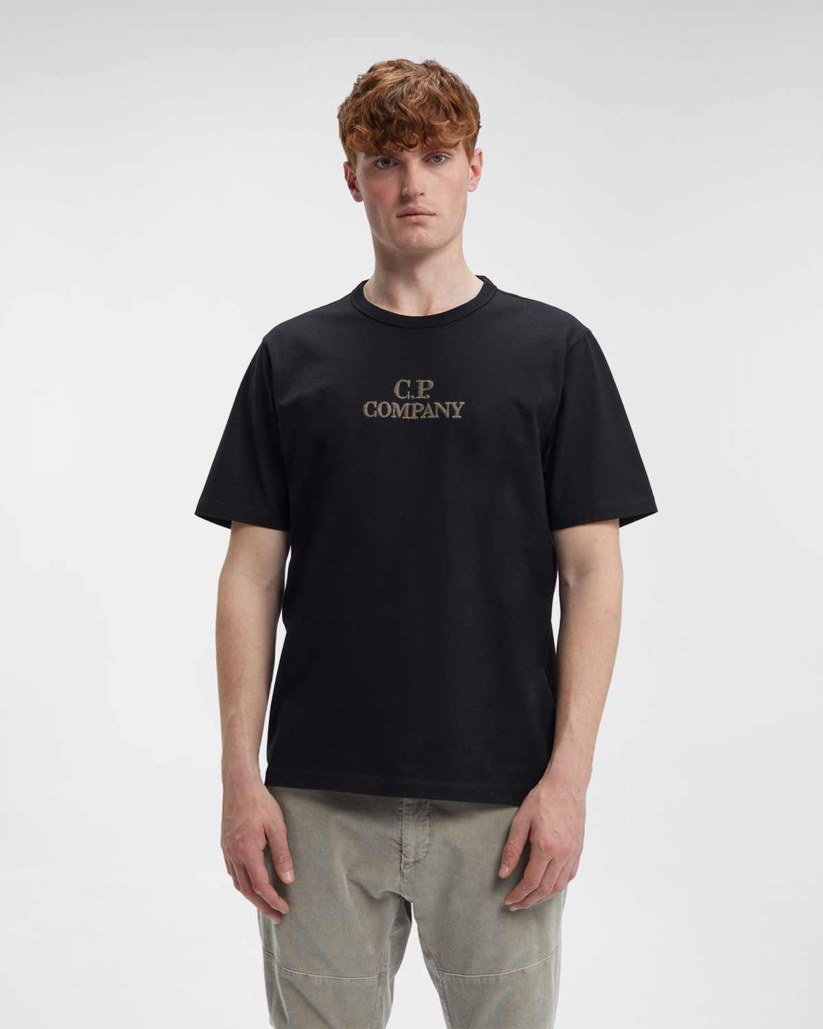 Cp Company T-shirt 15cmts217a Zwart