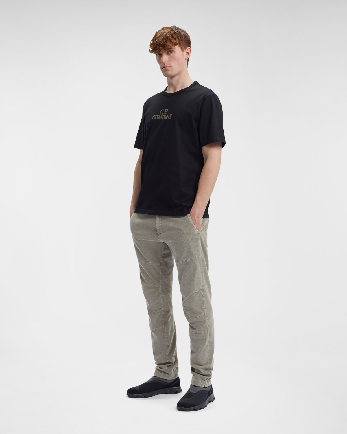Cp Company T-shirt 15cmts217a Zwart