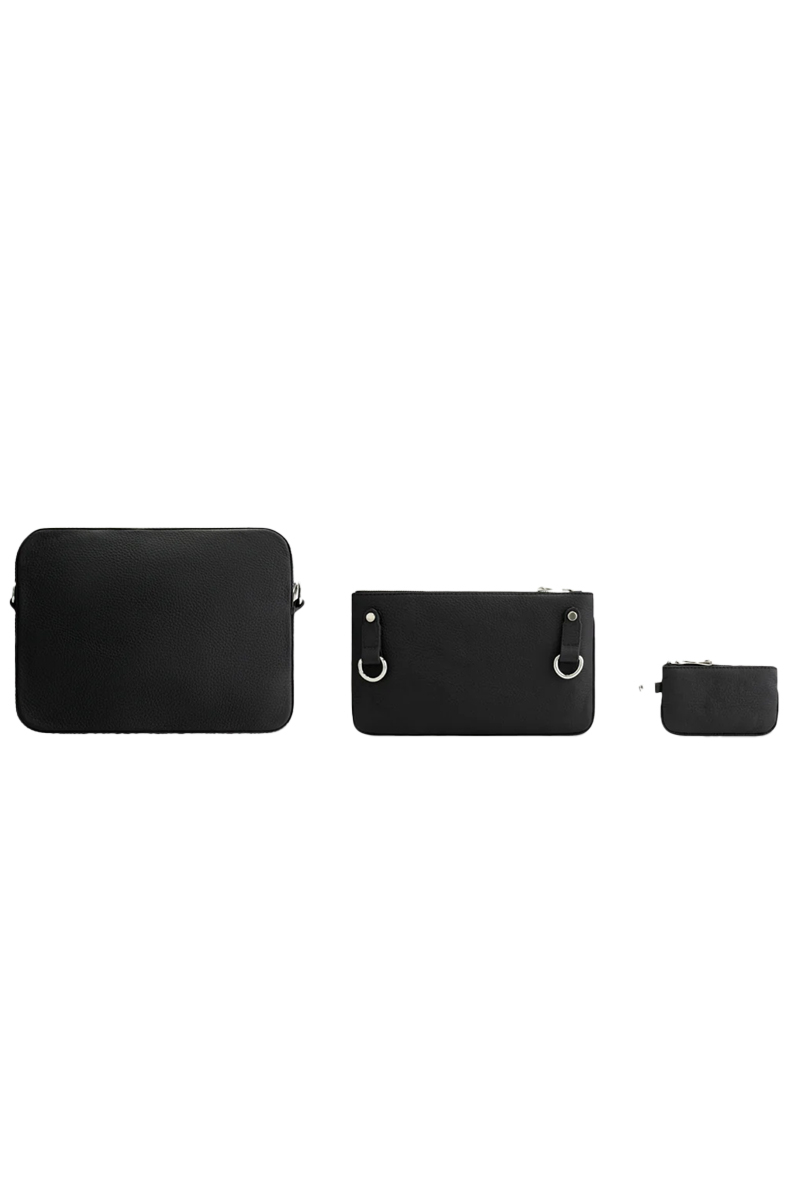 Confirm Tas Triple Bag Monaco Zwart