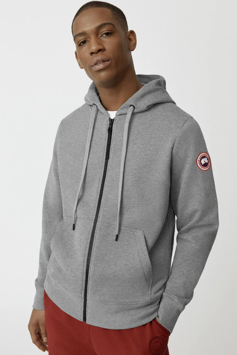 Canada Goose Sweater Huron Zip Hoody L-grijs