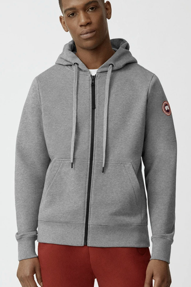 Canada Goose Sweater Huron Zip Hoody L-grijs