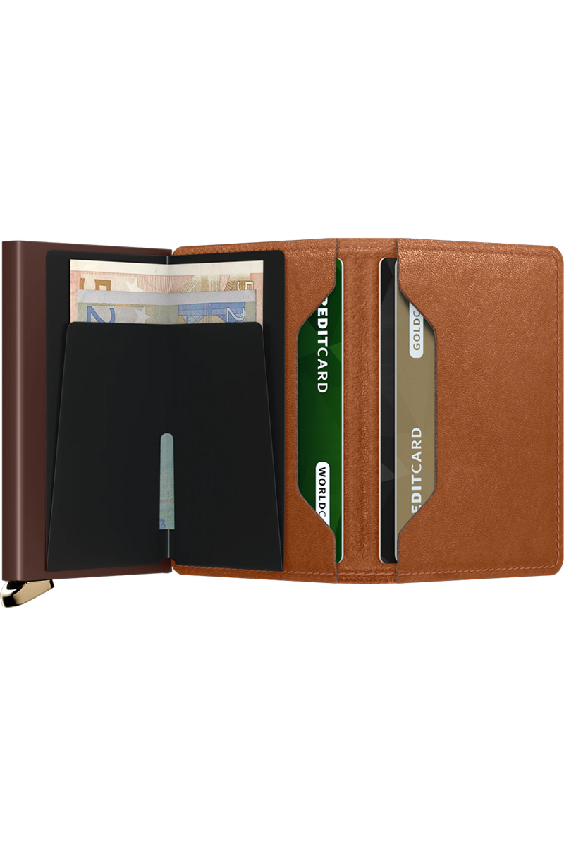 Secrid Portemonnee Slim Emboss L-bruin