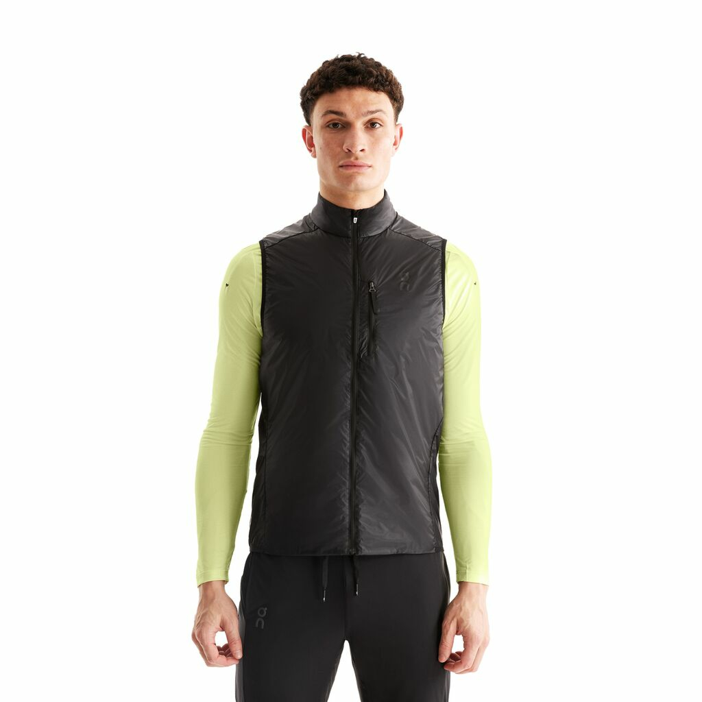 On Running Bodywarmer Weather Vest  Zwart