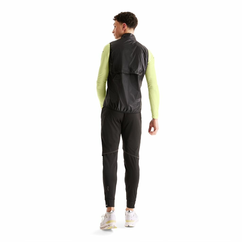 On Running Bodywarmer Weather Vest  Zwart