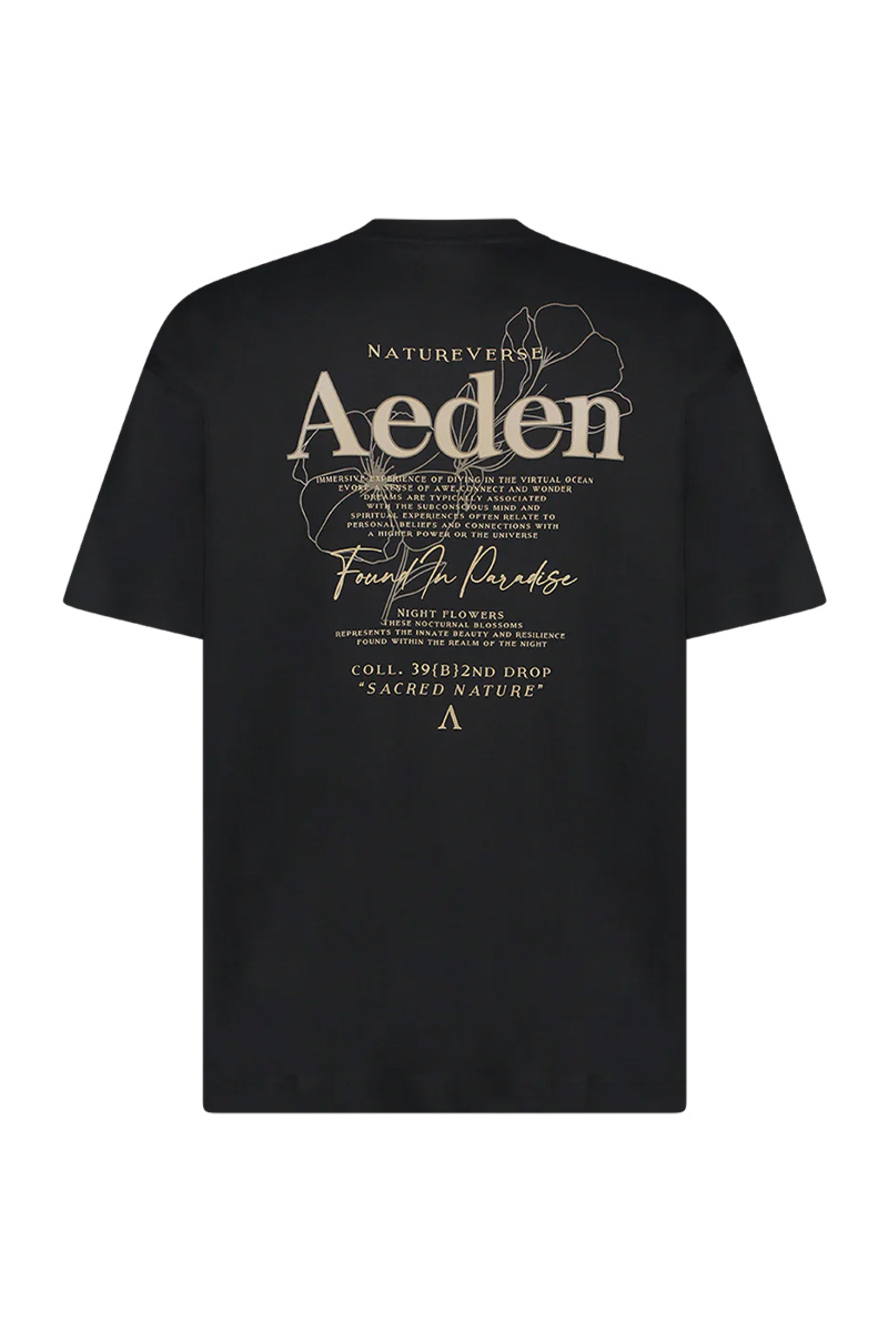 Aeden T-shirt Marshall Zwart