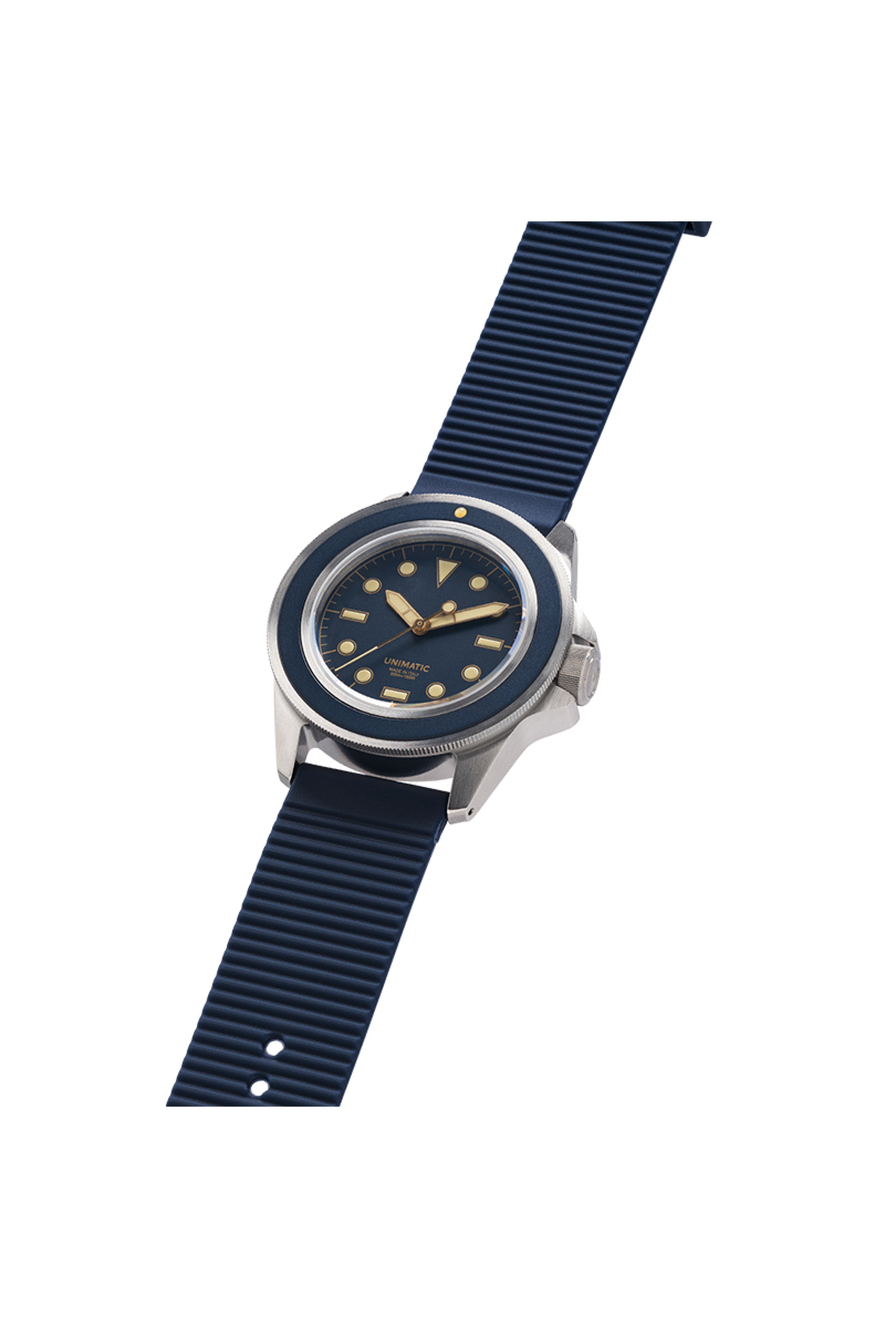 Unimatic Horloge U1s-8n  Edition Of 400 D-blauw