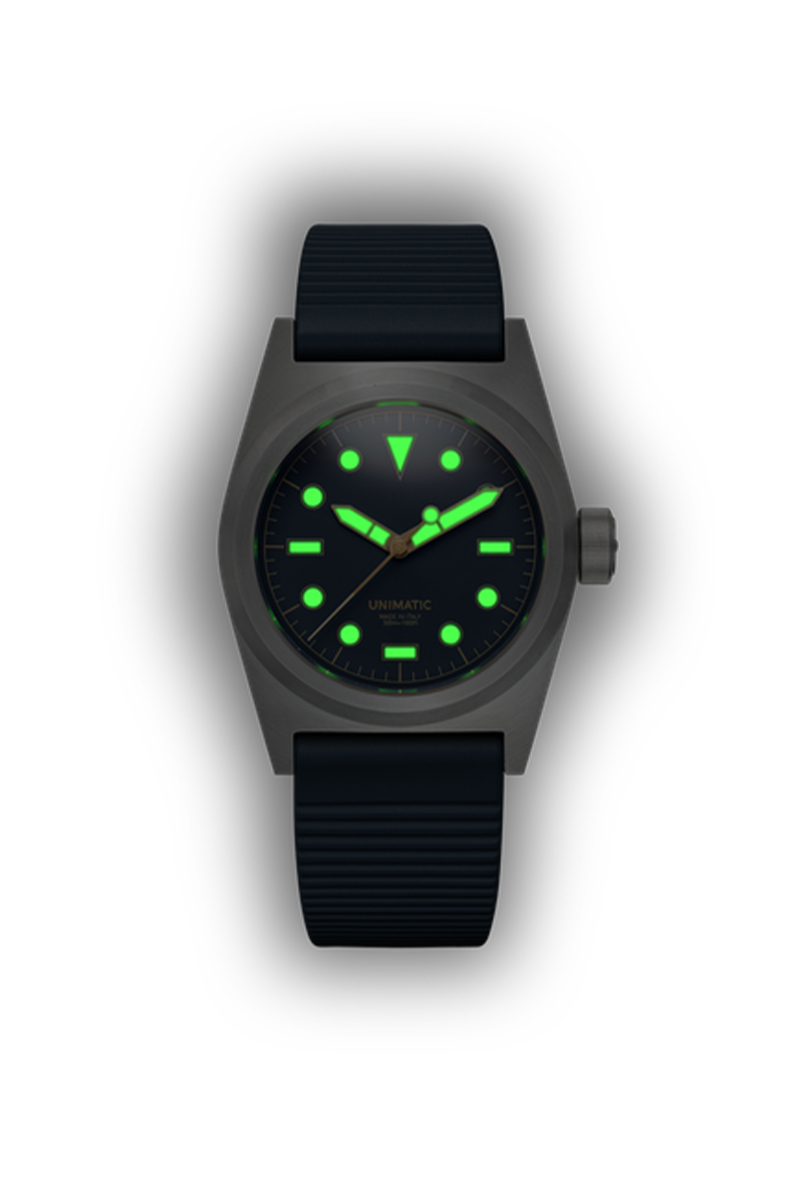 Unimatic Horloge U2s-8n  Edition Of 400 D-blauw