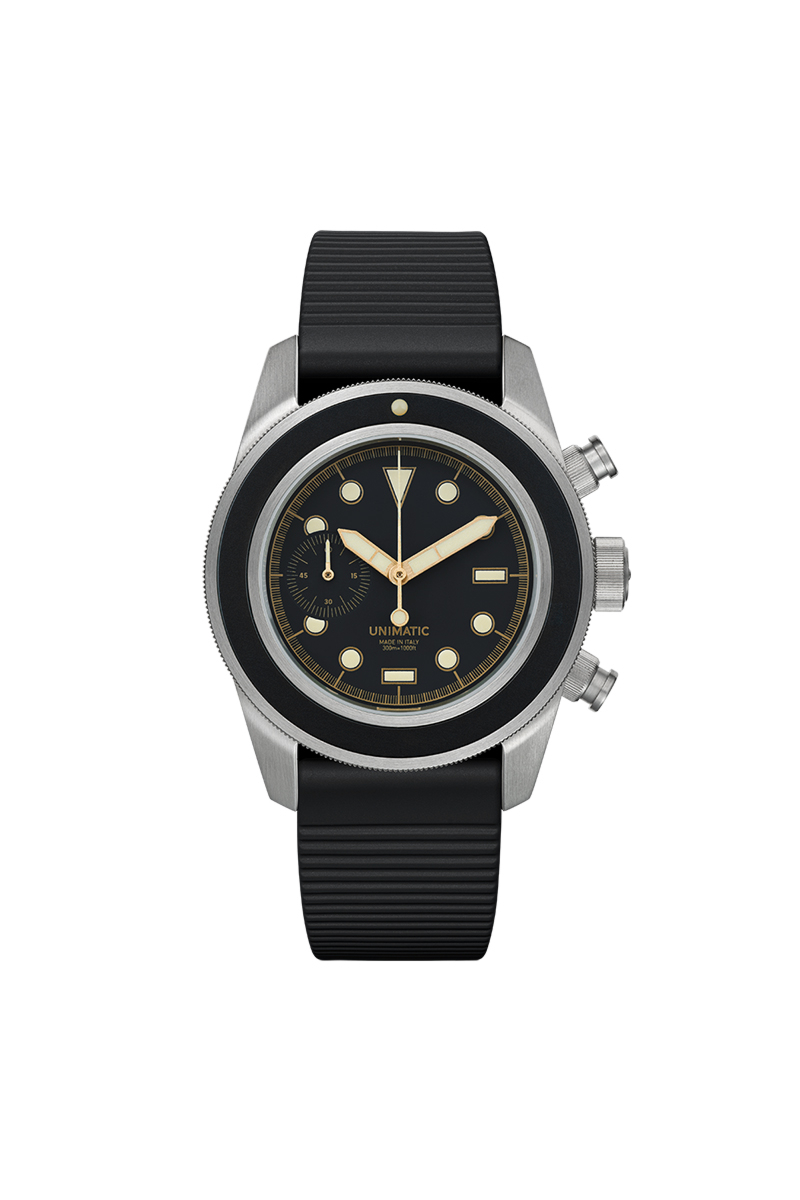 Unimatic Horloge U3s-8b  Edition Of 400 Zwart