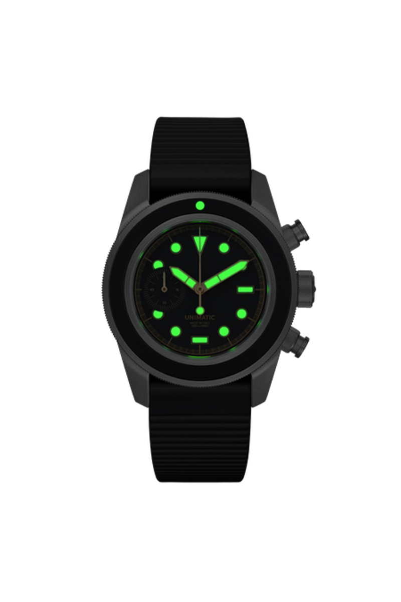 Unimatic Horloge U3s-8b  Edition Of 400 Zwart
