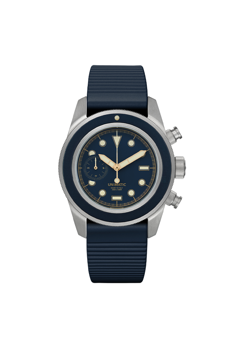 Unimatic Horloge U3s-8n  Edition Of 400 D-blauw