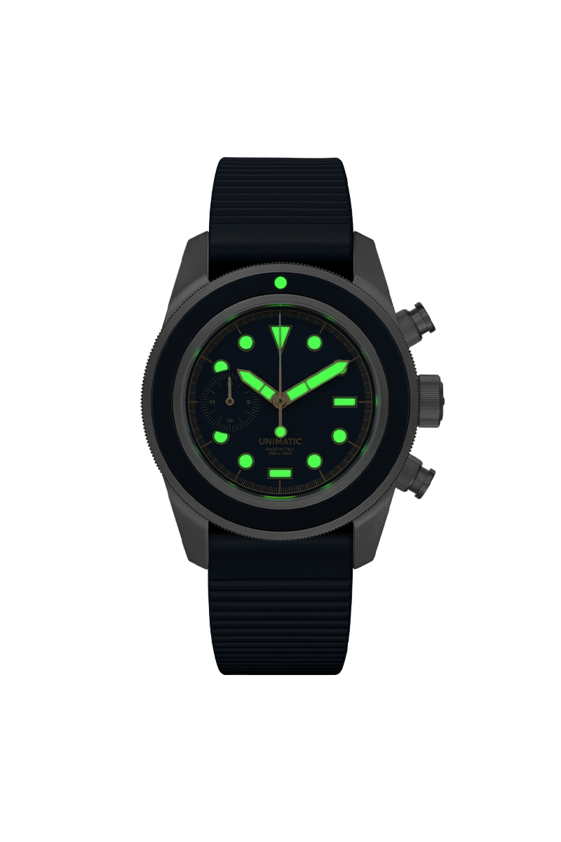 Unimatic Horloge U3s-8n  Edition Of 400 D-blauw