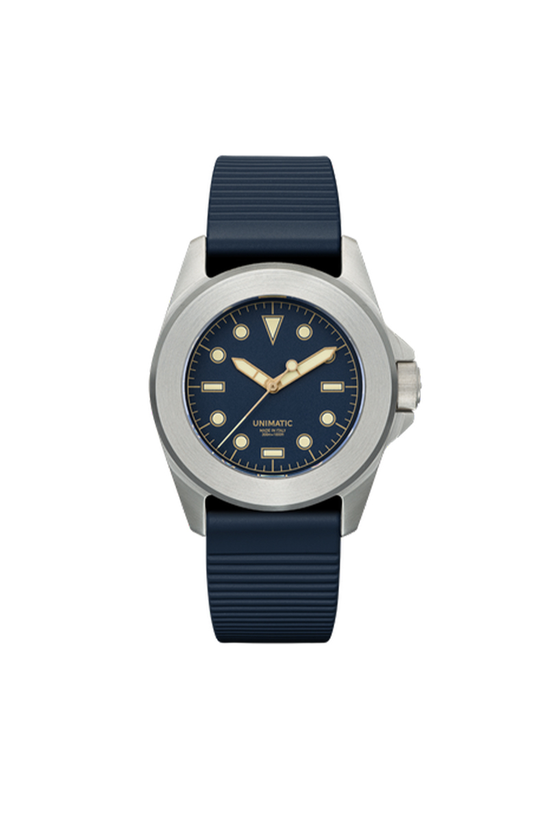 Unimatic Horloge U4s-8n  Edition Of 400 D-blauw