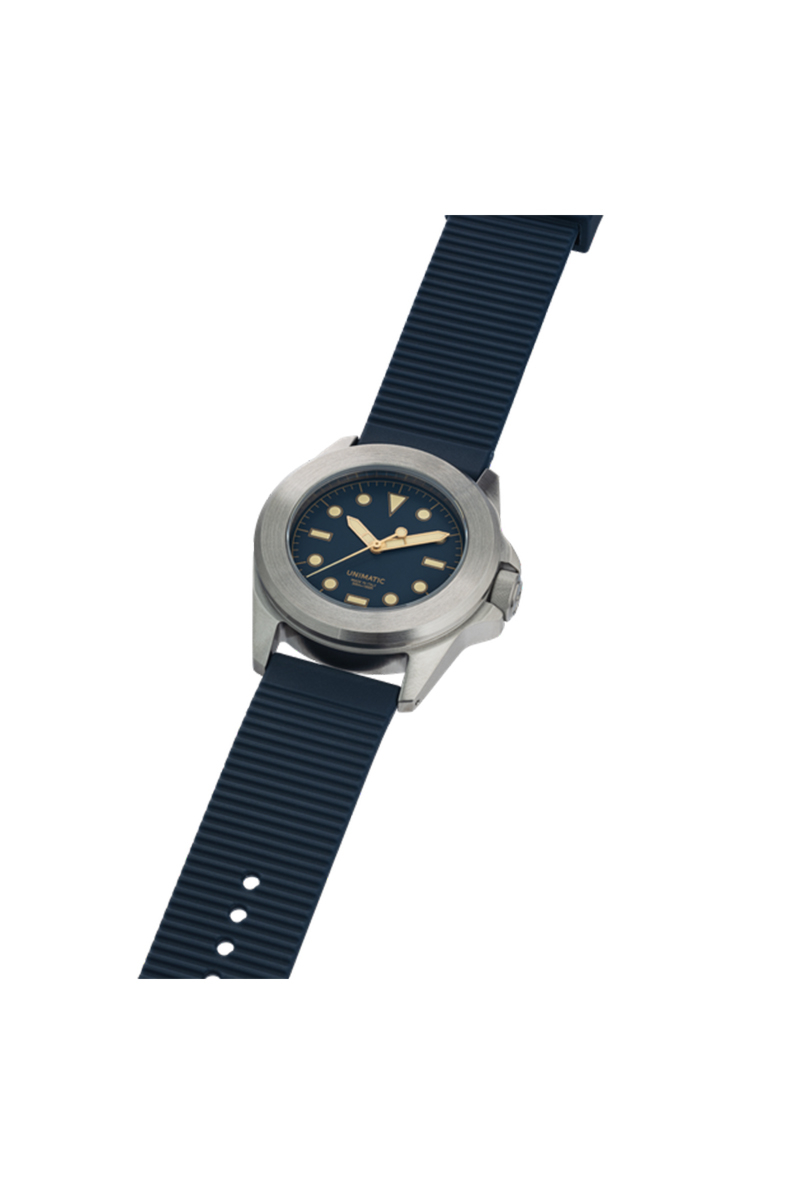 Unimatic Horloge U4s-8n  Edition Of 400 D-blauw