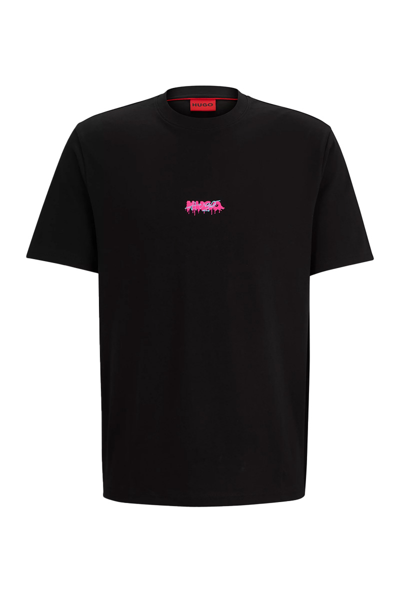 Hugo Boss T-shirt Dindion Zwart