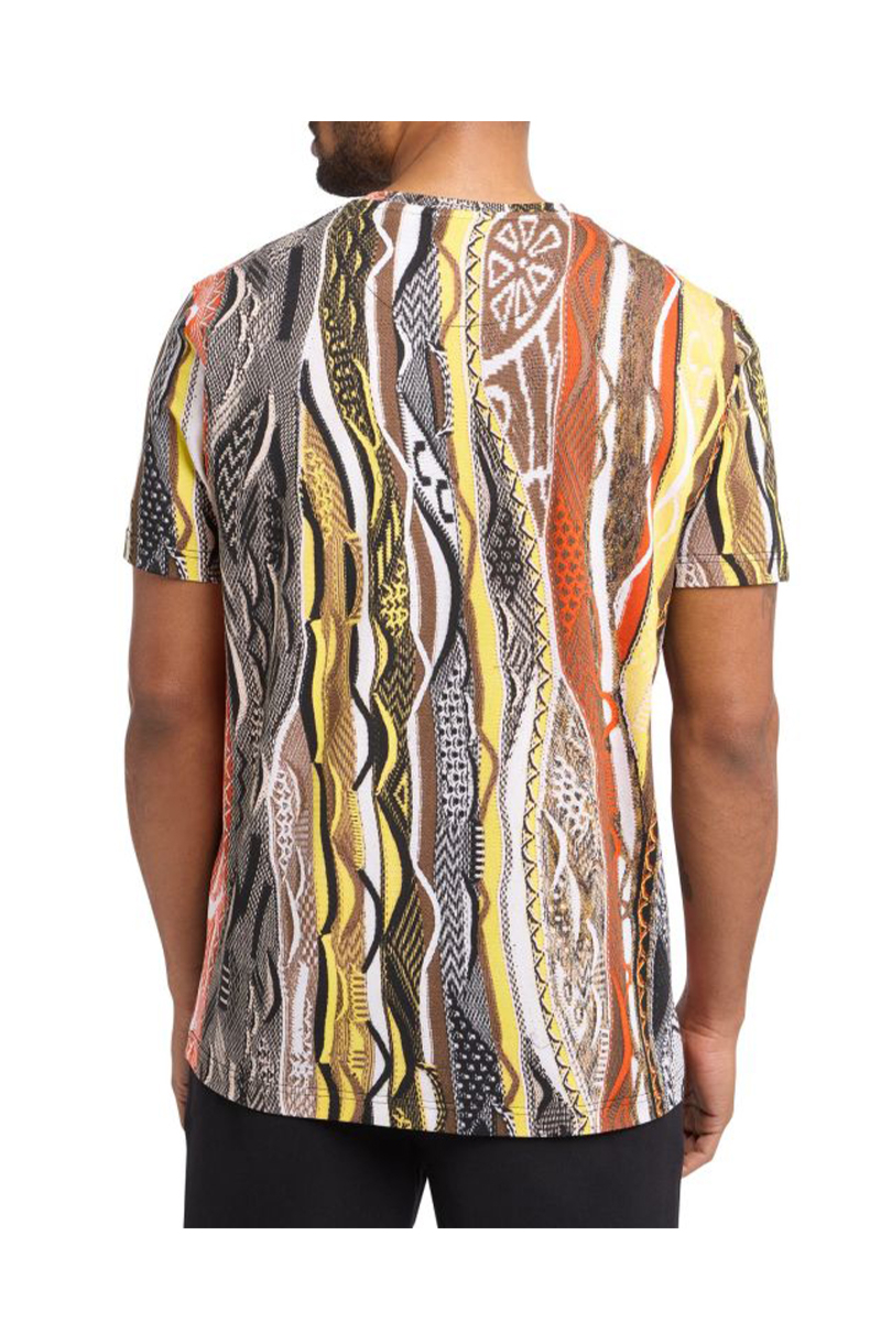 Carlo Colucci T-shirt C3447 Geel