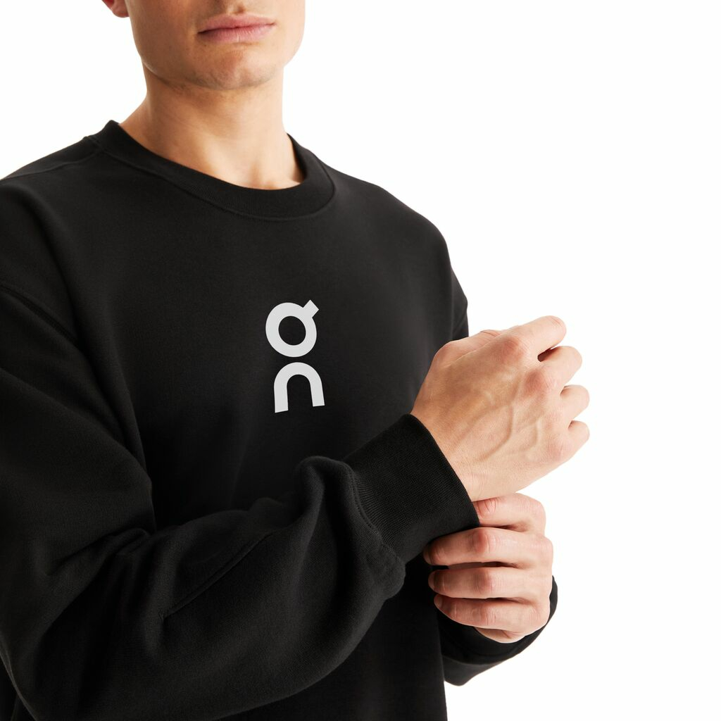 On Running Sweater Club Crew Zwart