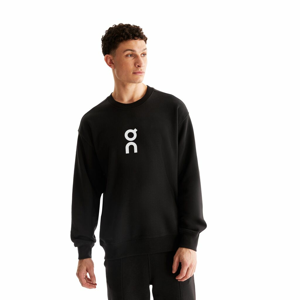 On Running Sweater Club Crew Zwart