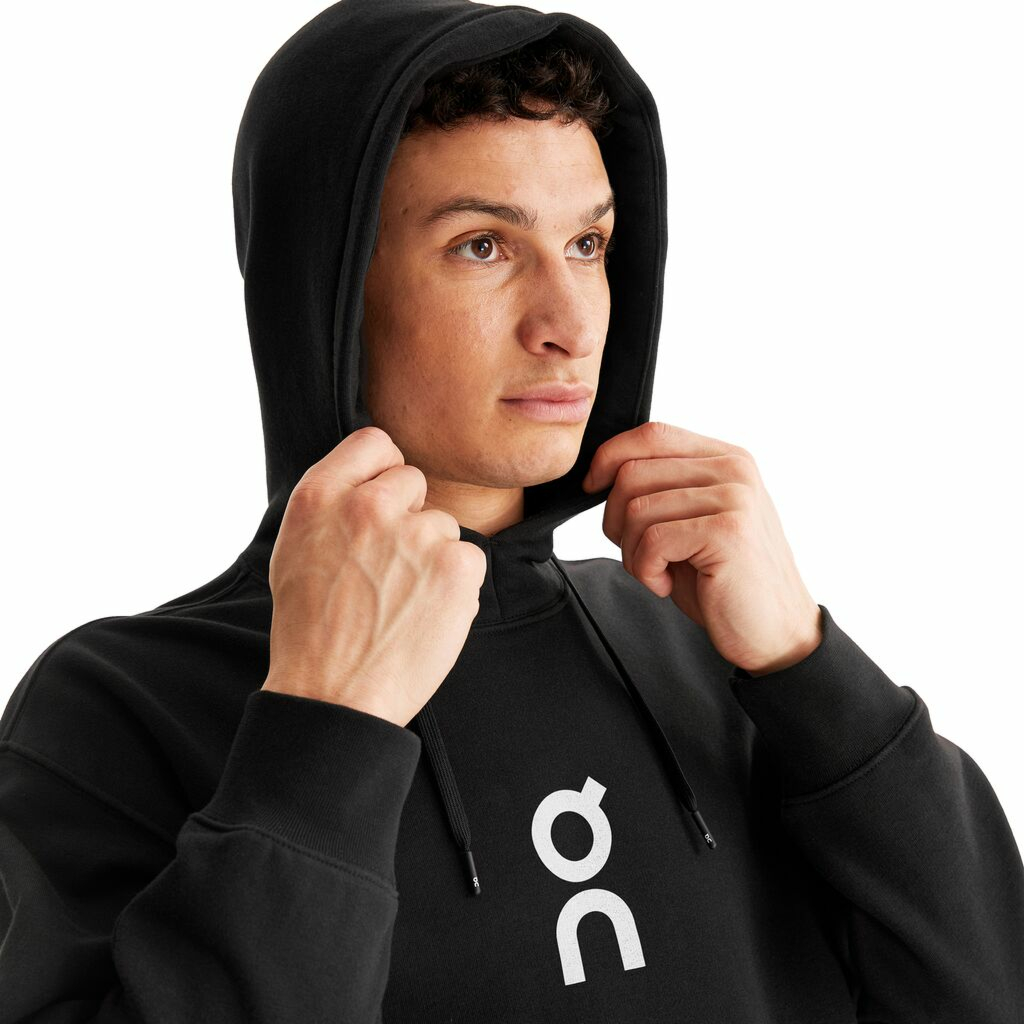 On Running Sweater Club Hoodie Zwart