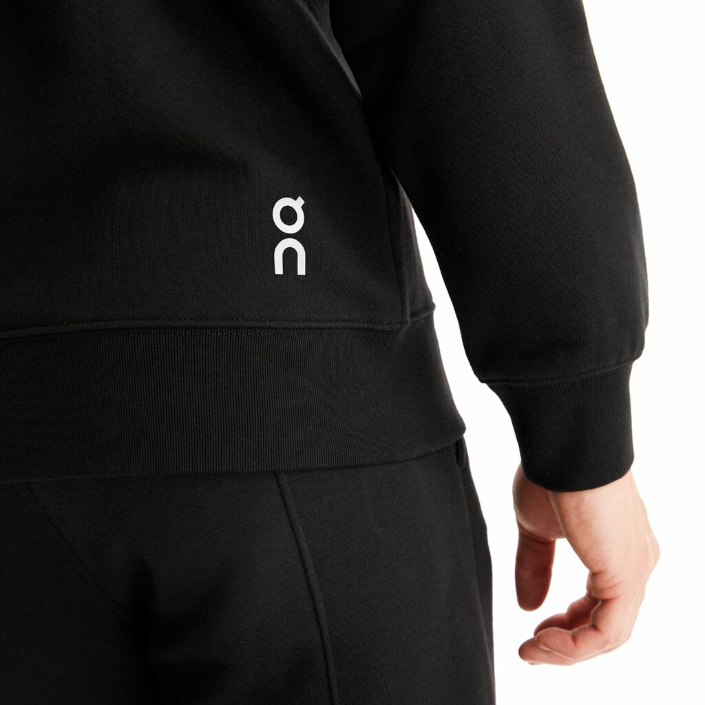 On Running Sweater Club Hoodie Zwart