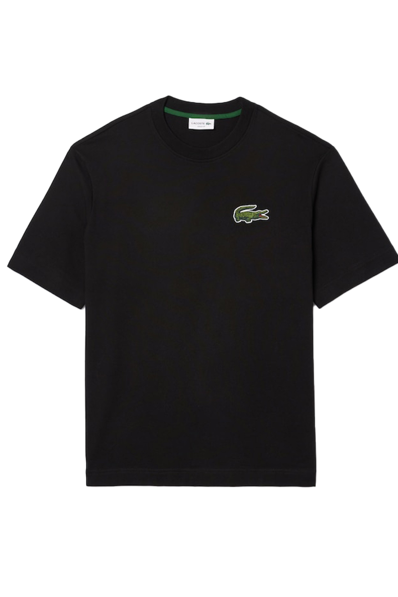 Lacoste T-shirt Th0062 Zwart