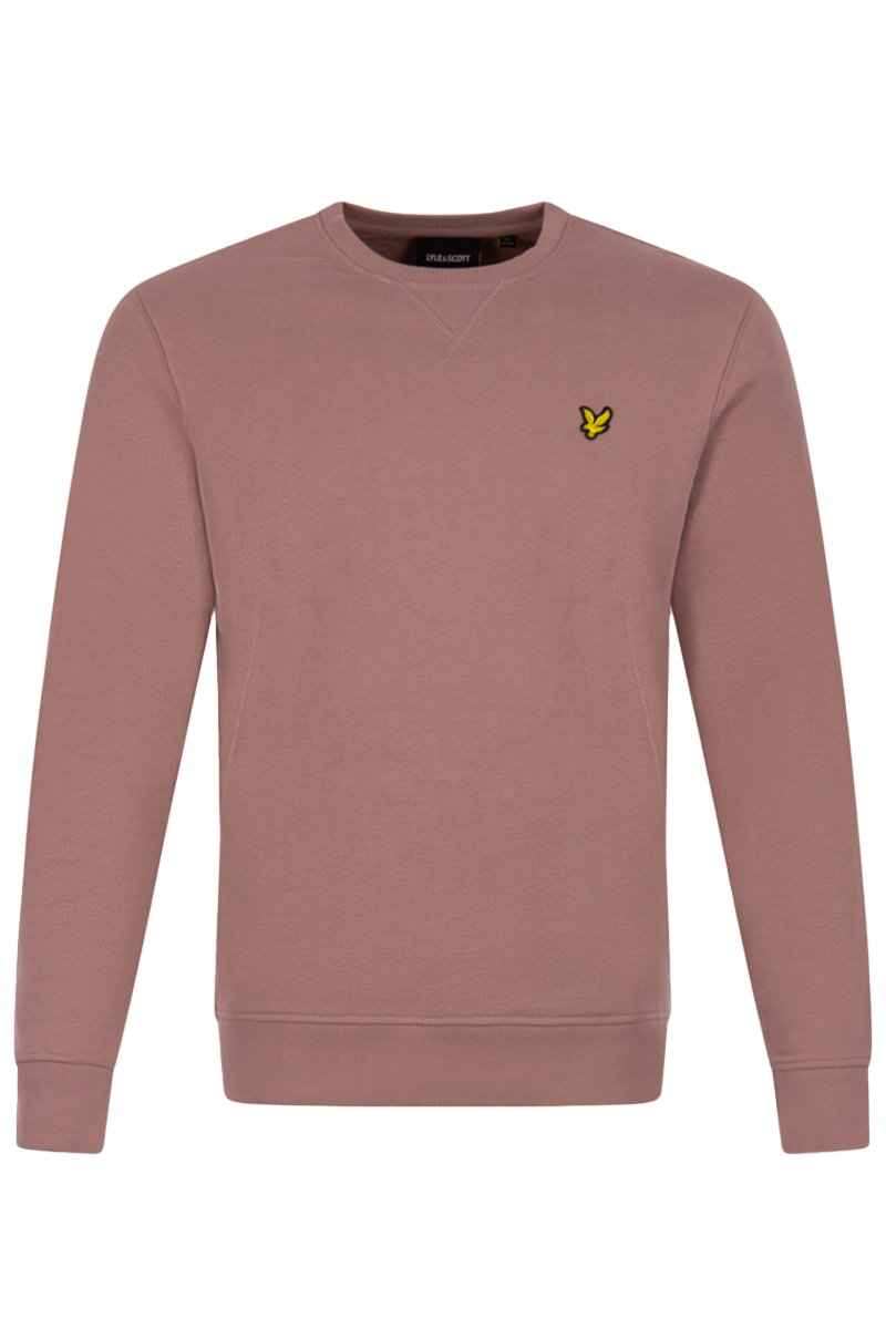 Lyle And Scott Sweater Crew Neck Sweatshirt  Oud-roze