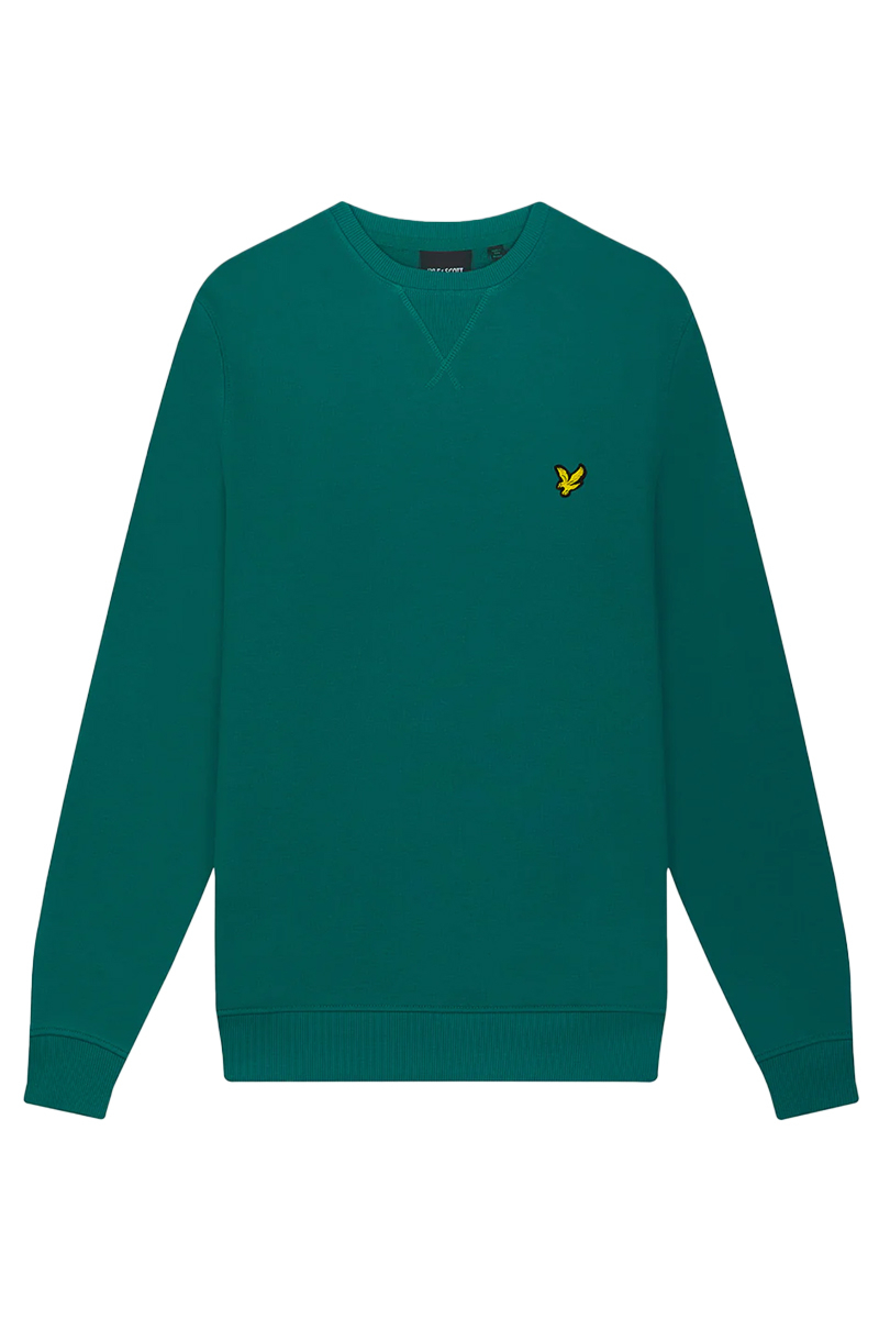 Lyle And Scott Sweater Crew Neck Sweatshirt  Petrol
