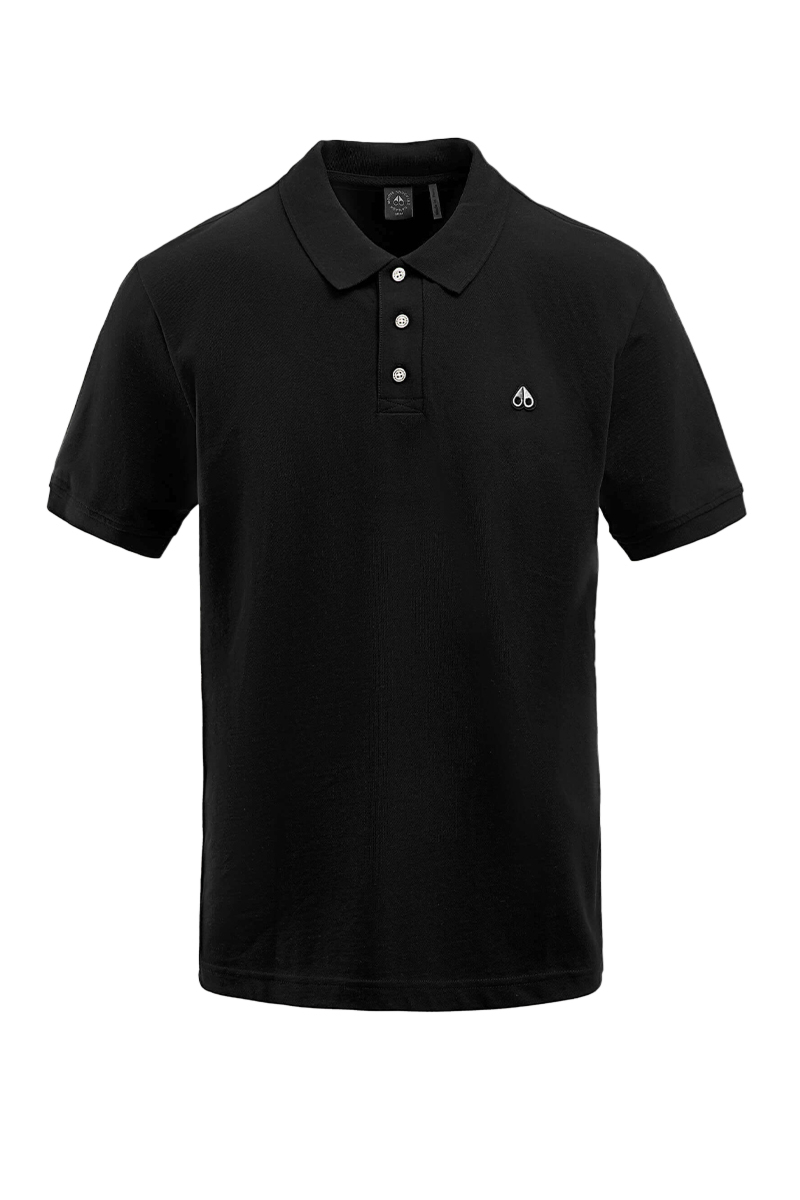 Moose Knuckles Polo Polo Shirt Zwart