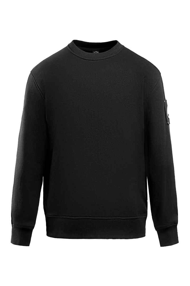 Moose Knuckles Sweater Hartsfield Crew Zwart