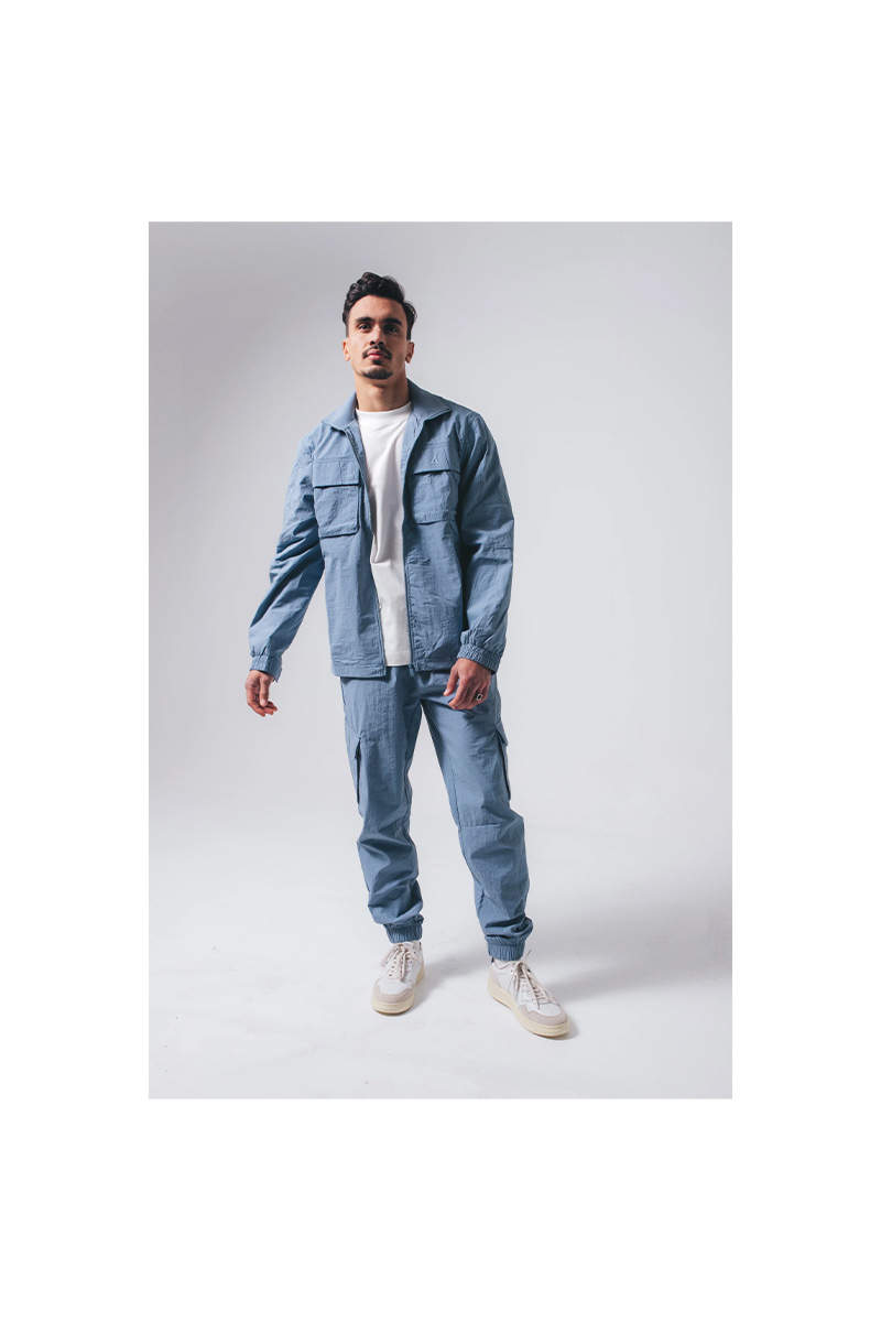 Aeden Shirt Calvin L-blauw