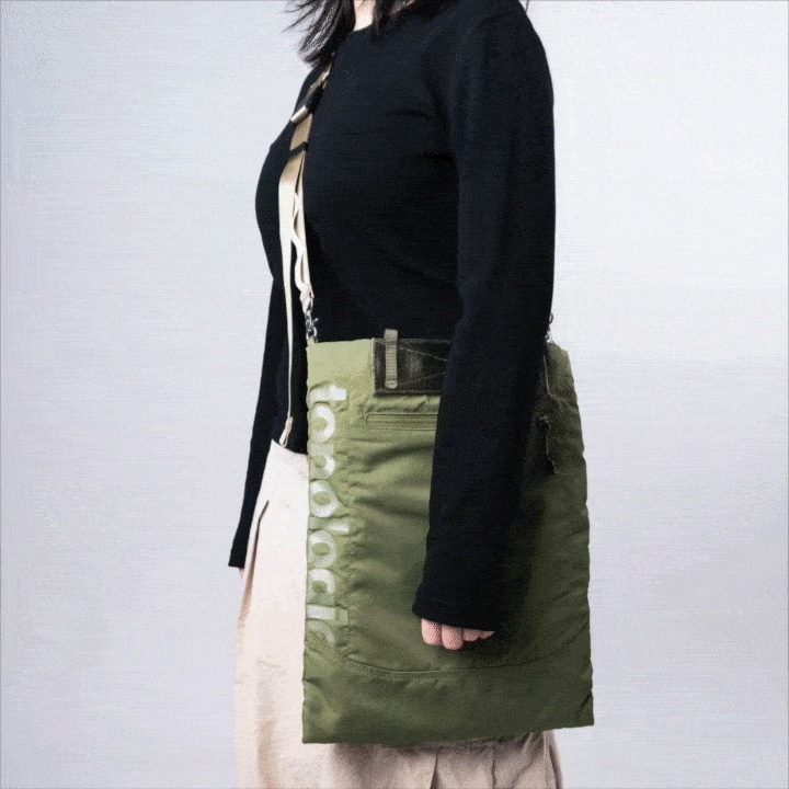 Topologie Tas Utility Messenger Groen