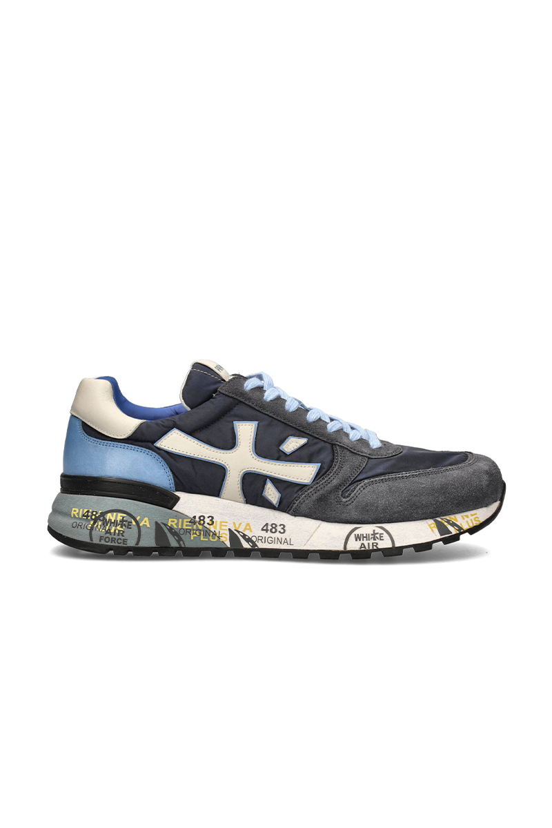 Premiata Schoenen Mick D-blauw