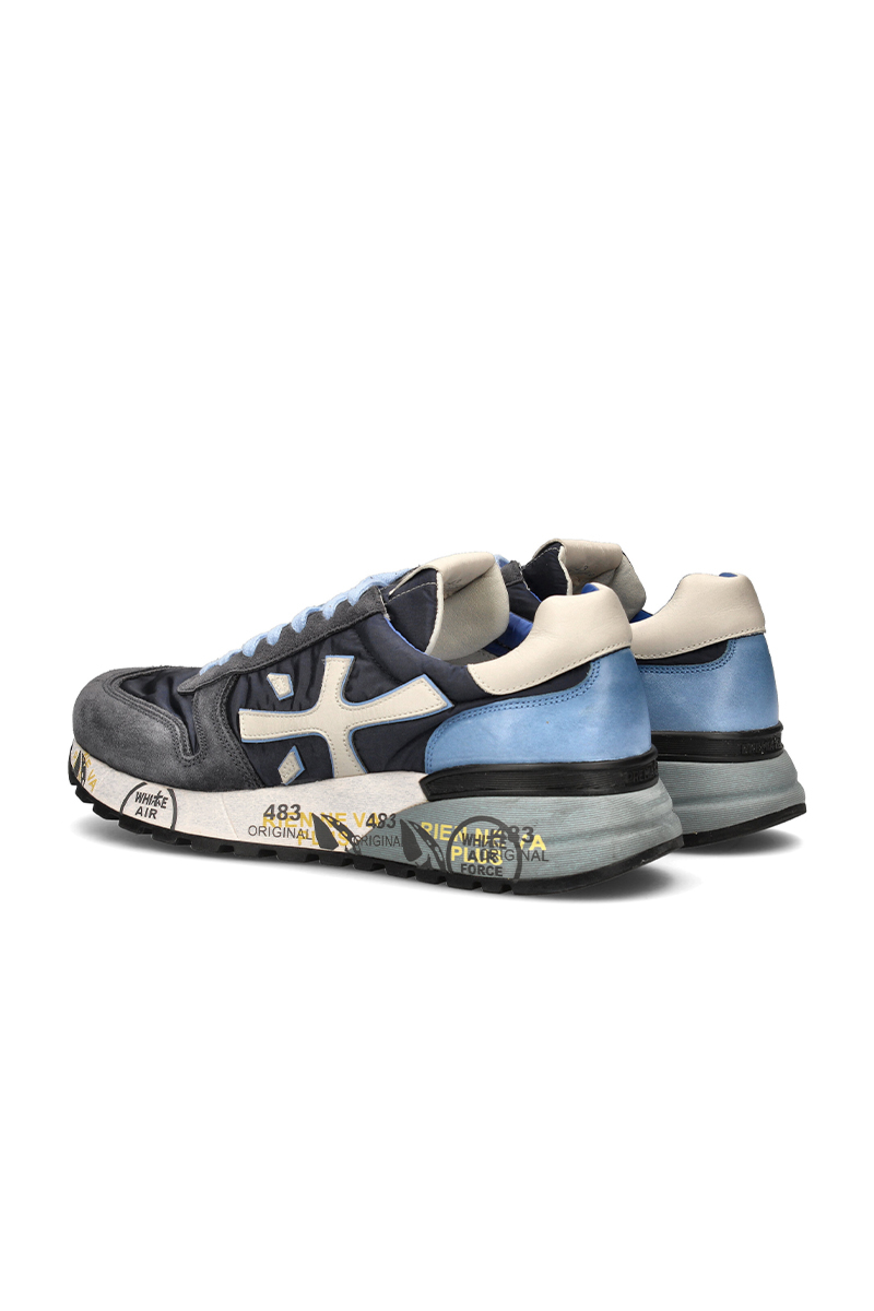 Premiata Schoenen Mick D-blauw