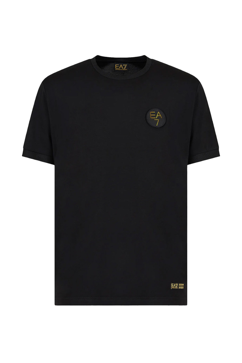 Ea7 T-shirt Pjrgz-3dpt31 Zwart
