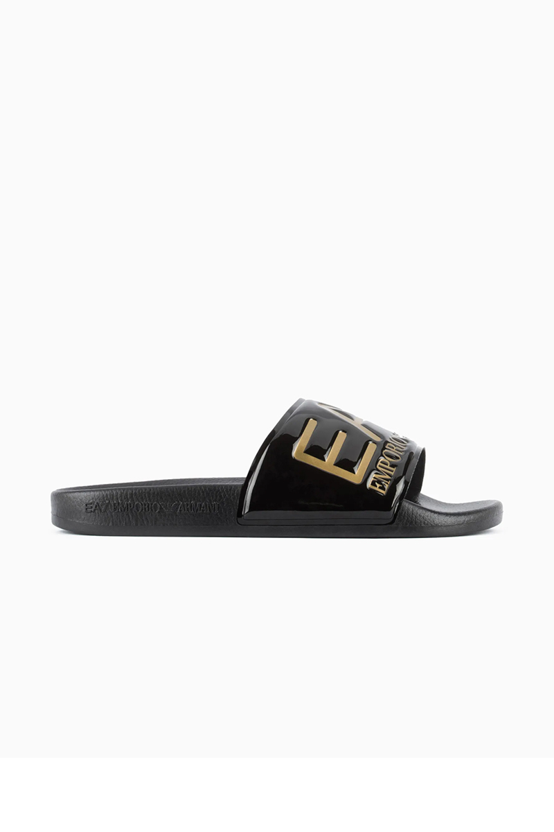 Ea7 Slippers Xcc22-xcp001 Zwart Ov