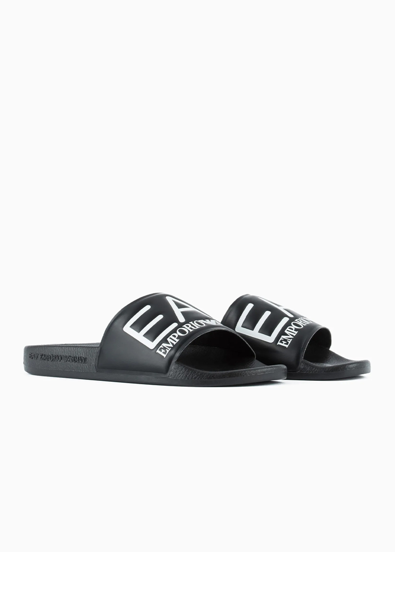 Ea7 Slippers Xcc22-xcp001 Zwart