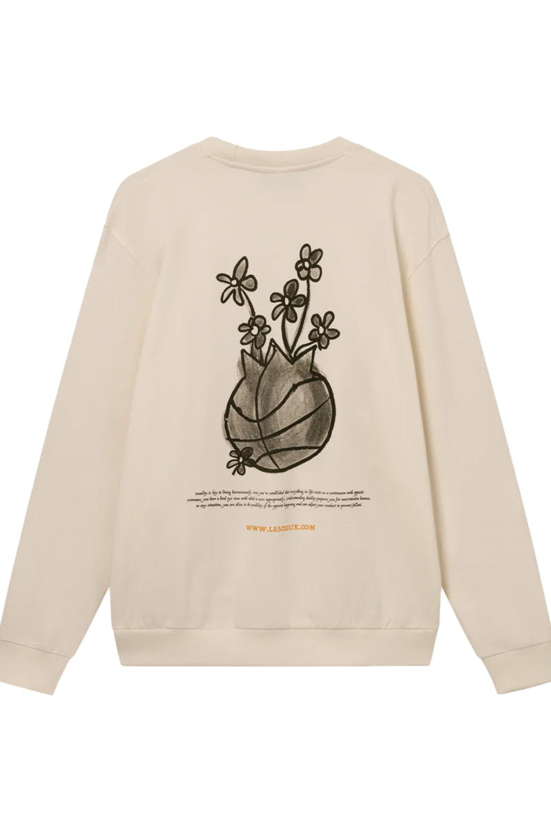 Les Deux Sweater Duality Sweatshirt Off White
