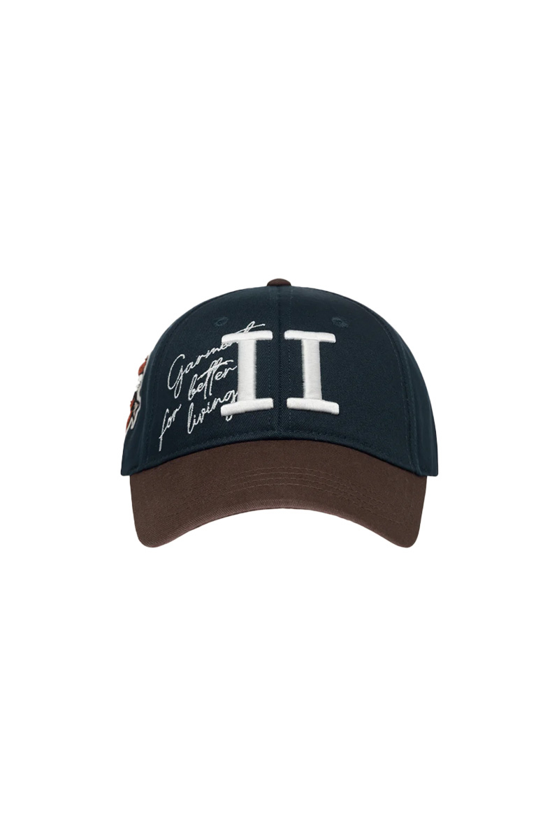 Les Deux Cap Encore Varsity Cap Blauw