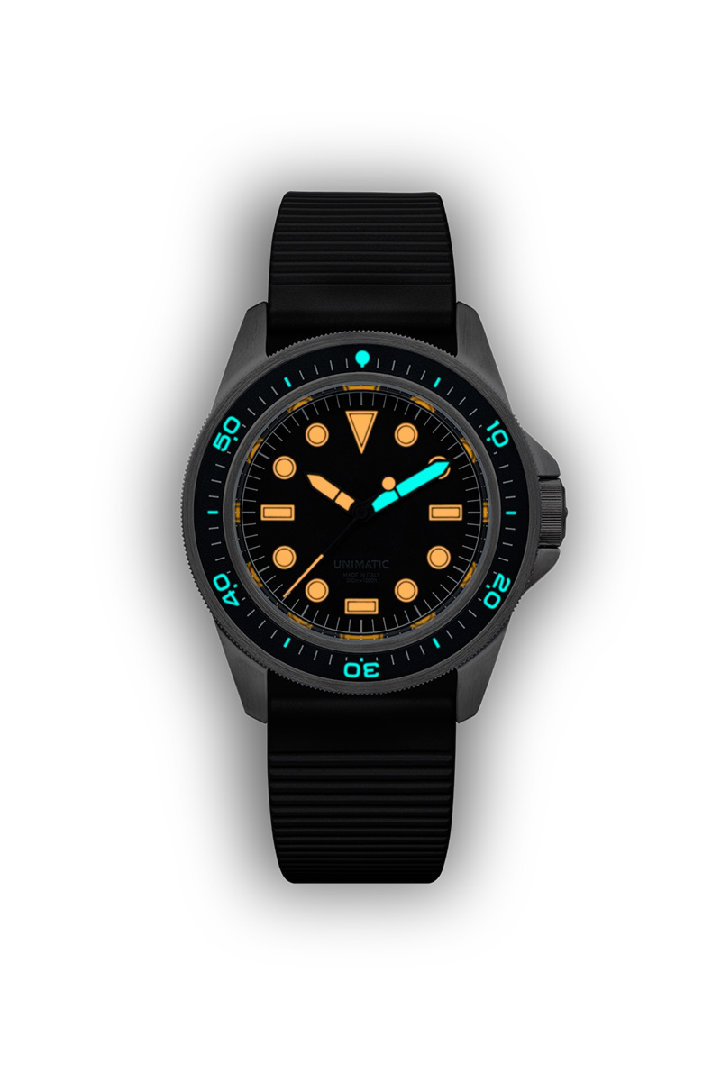 Unimatic Horloge U1s-pd3 Edition Of 500 Zwart