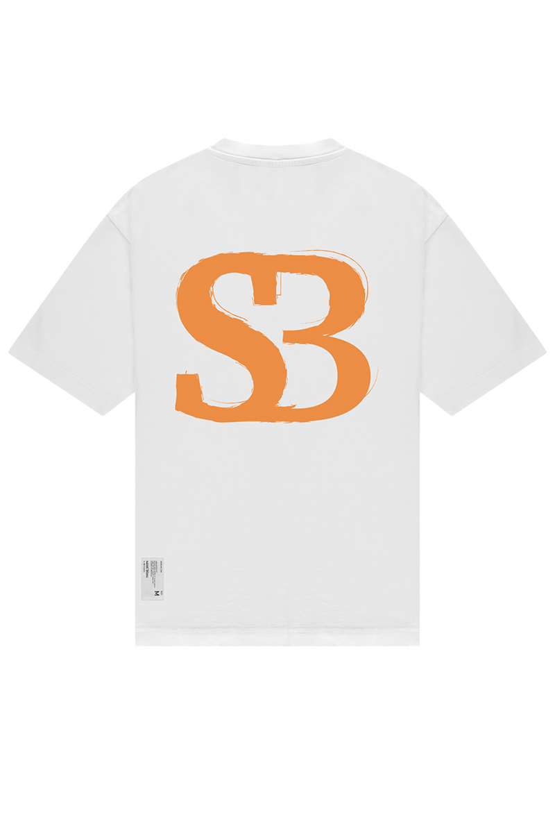 Saint Blanc T-shirt The Initial Tee Ov Wit