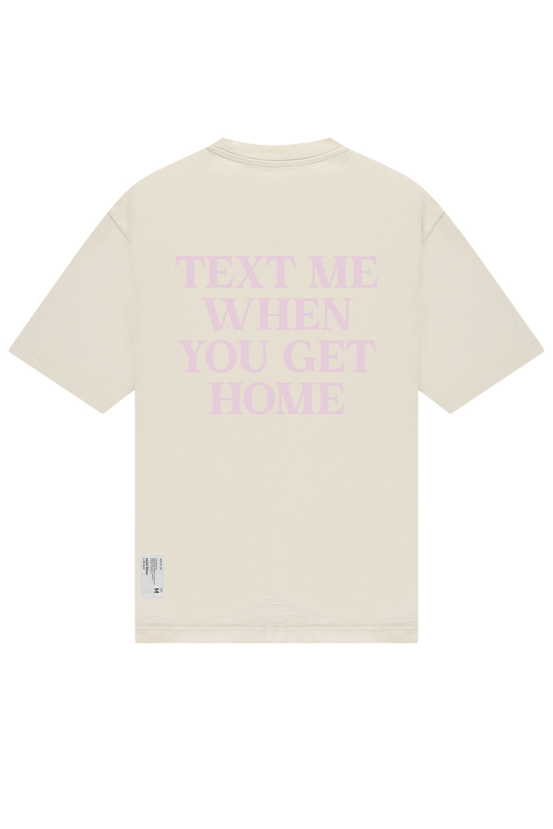 Saint Blanc T-shirt Text Me Tee Lila