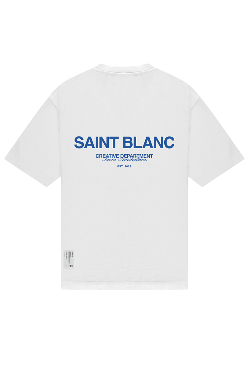 Saint Blanc T-shirt No.1 Tee L-blauw