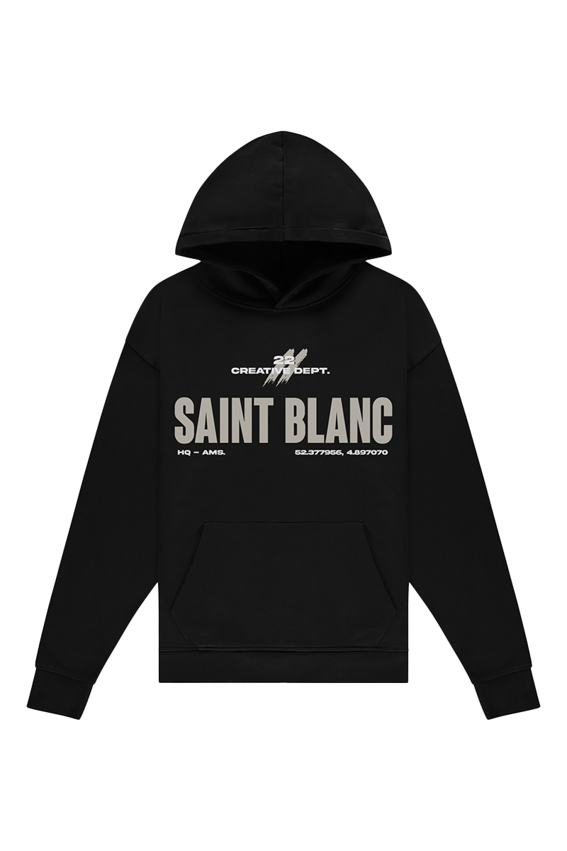 Saint Blanc Sweater Twenty Two Hoodie Zwart