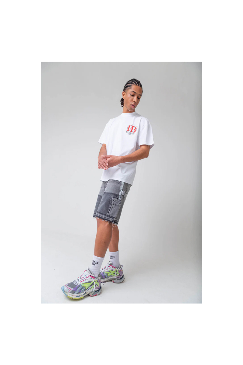 Fearless Blood T-shirt Fb-tee-08 Wit
