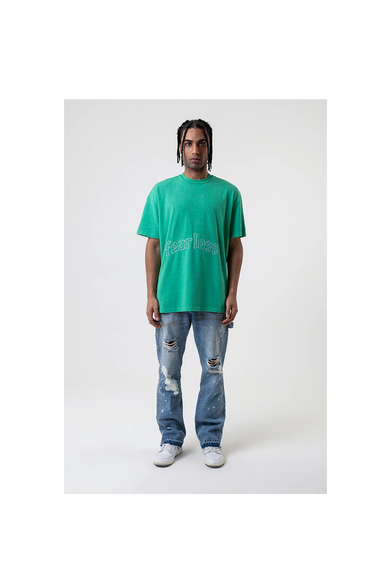 Fearless Blood T-shirt Fb-tee-01 Groen
