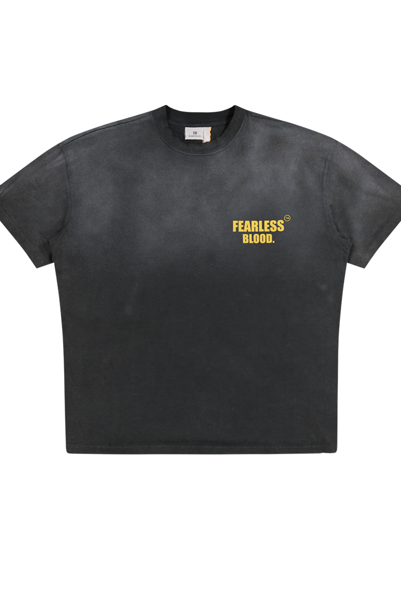 Fearless Blood T-shirt Fb-tee-02  Zwart