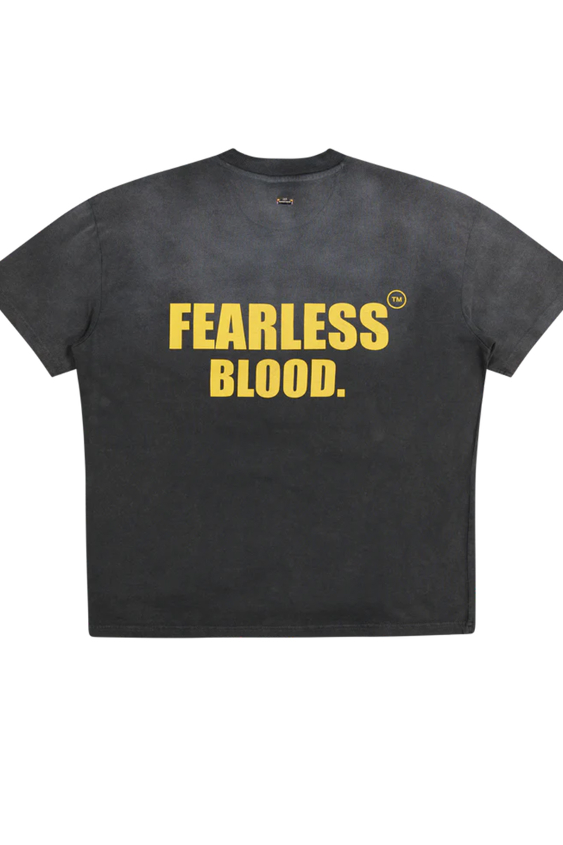 Fearless Blood T-shirt Fb-tee-02  Zwart
